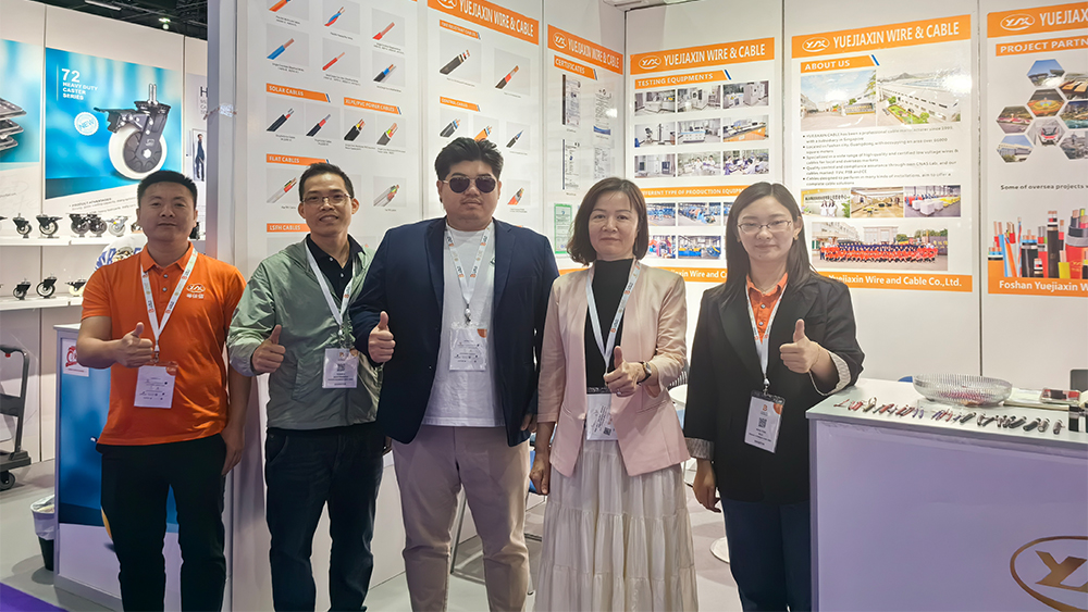 粤佳信电线电缆公司闪耀国际舞台——迪拜Decobuild展